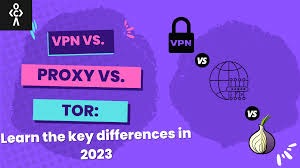 VPNs vs. Proxies vs. Tor