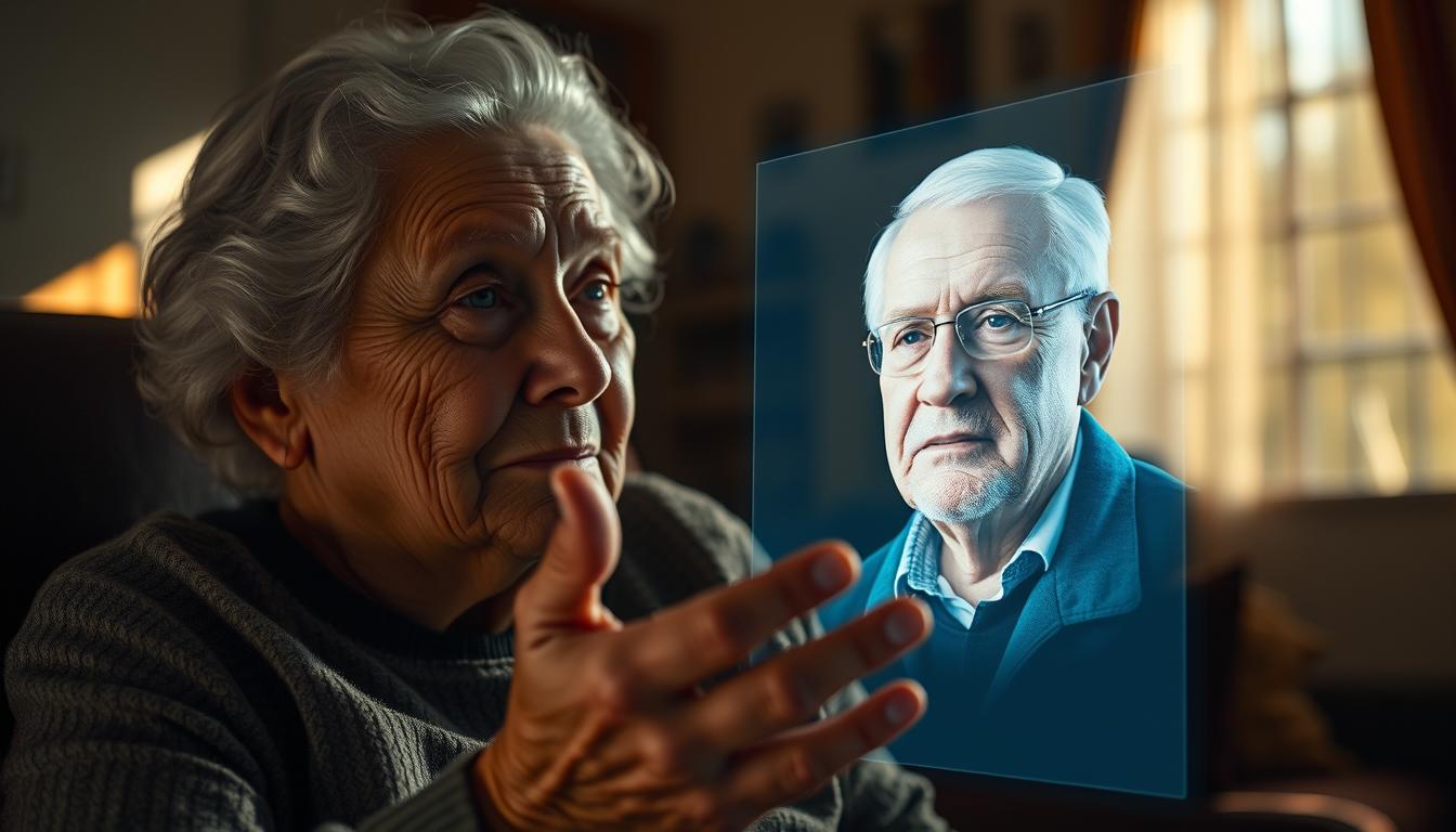 Old Women Husband came after 100 year through AI
